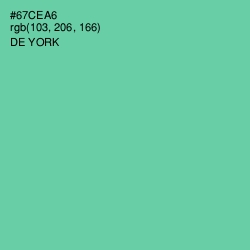 #67CEA6 - De York Color Image
